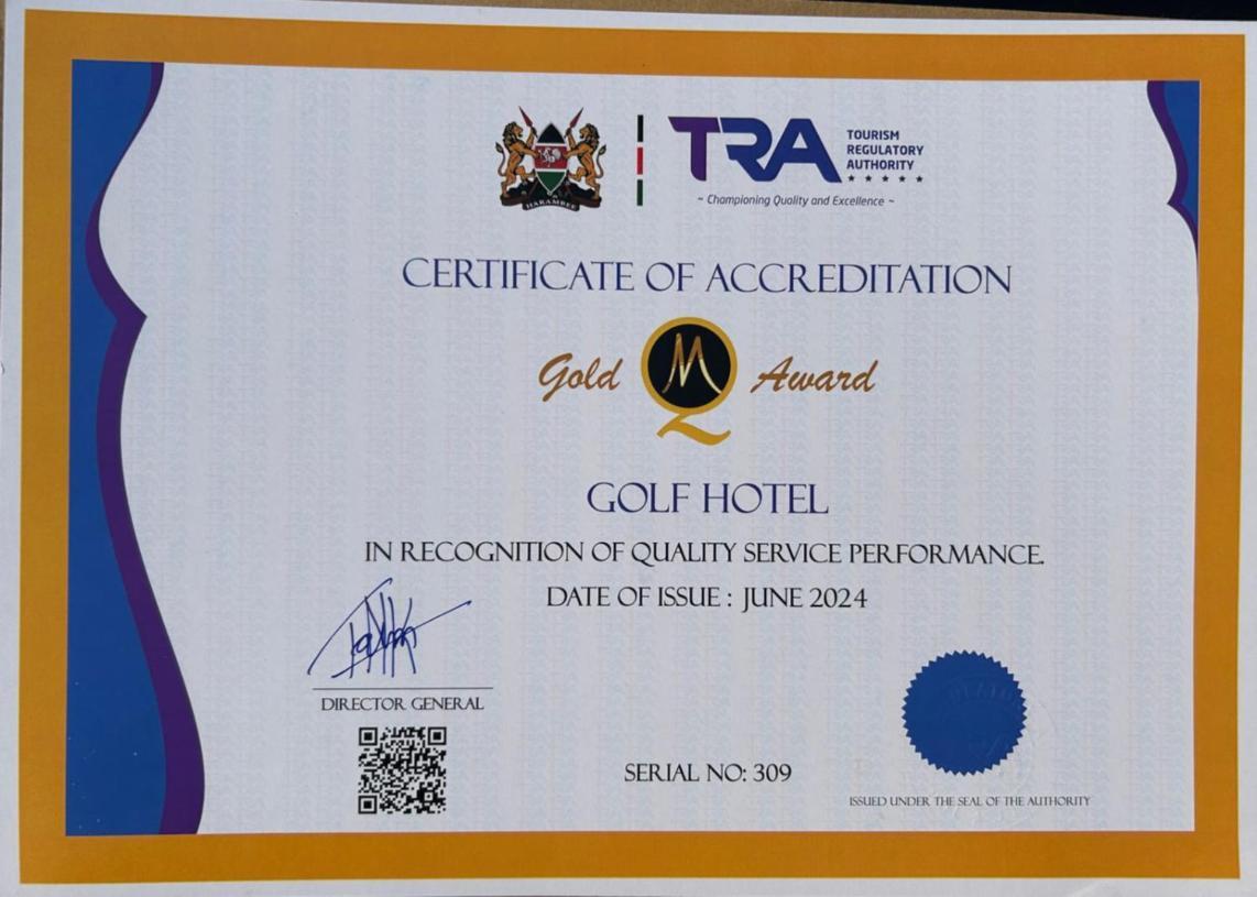 Golf Hotel Kakamega Экстерьер фото